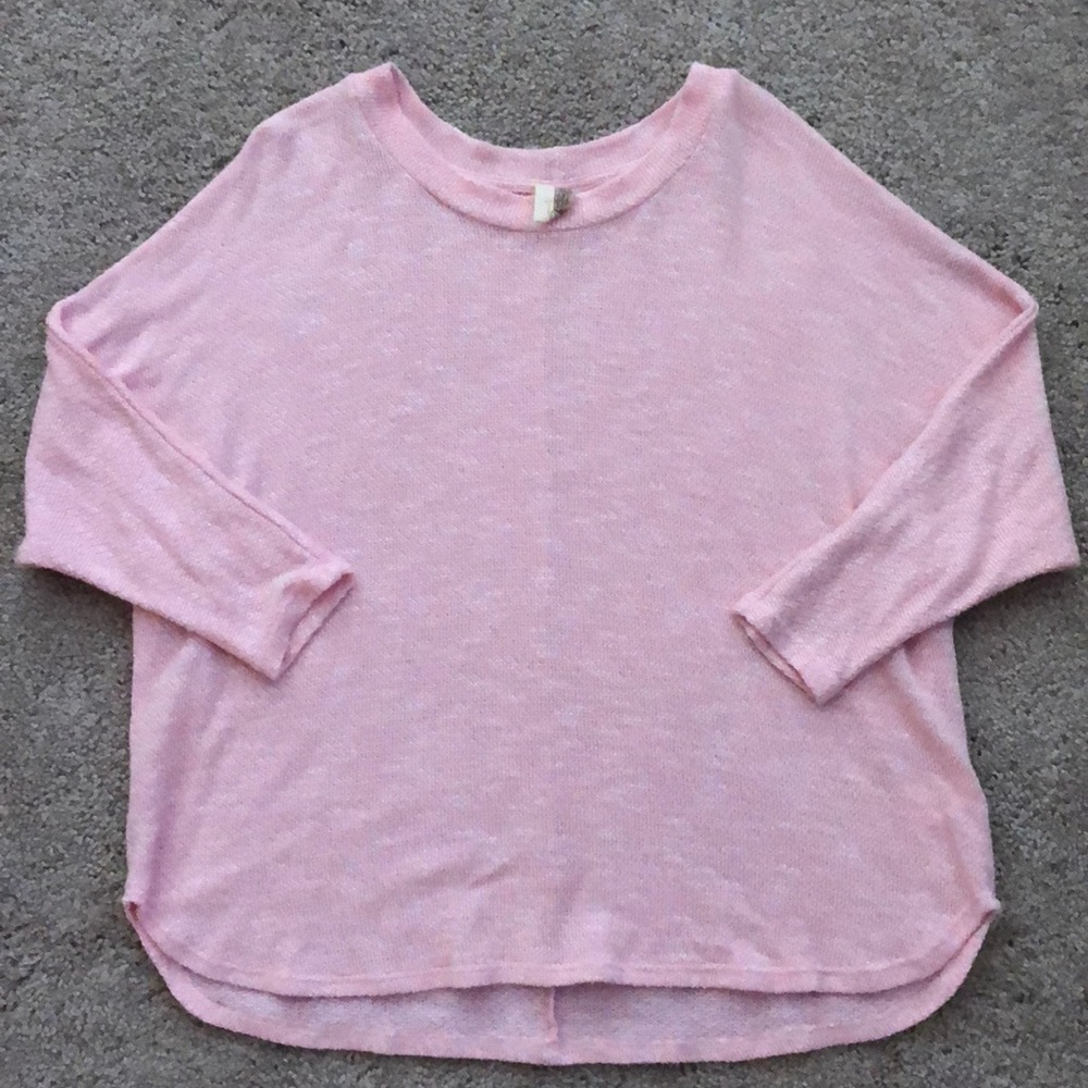 Francesca’s Pink Knit Sweater
